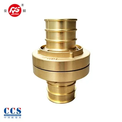 Spojka za pomorsko gasilsko cev